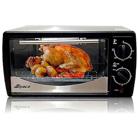 HORNO ELECTRICO ALPACA DE 9 LTS DE ACERO INOXIDABLE HORALP9L